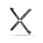 Kit adaptador Koreano para monitores sin VESA de 17" a 32" hasta 10kg, Acero Inoxidable, Negro | XMA-11