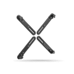 Kit adaptador Koreano para monitores sin VESA de 17" a 32" hasta 10kg, Acero Inoxidable, Negro | XMA-11