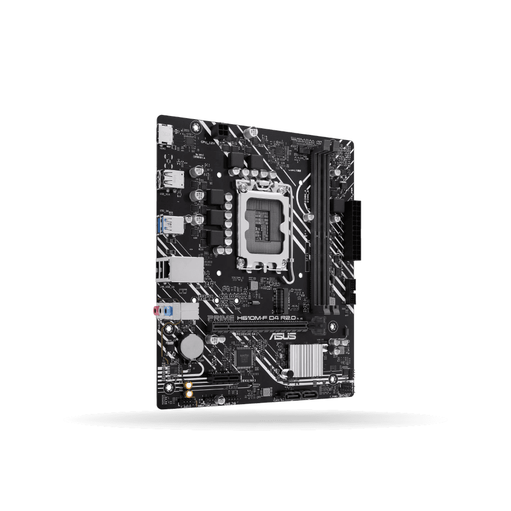 Placa Asus Prime H610M-F D4 R2.0, LGA 1700, 2x DDR4 Hasta 128GB, HDMI | 90MB1H70-M0EAY0
