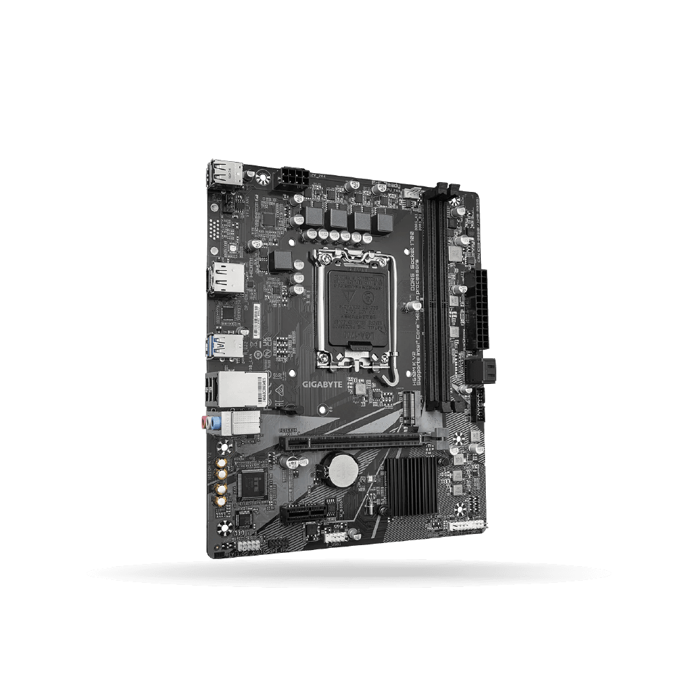 Placa Gigabyte H610M K V2, LGA 1700, mATX, 2xDDR5 Hasta 128GB, HDMI, DP | 9MH61MK52-00-G10