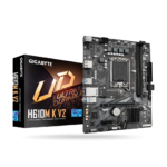 Placa Gigabyte H610M K V2, LGA 1700, mATX, 2xDDR5 Hasta 128GB, HDMI, DP | 9MH61MK52-00-G10