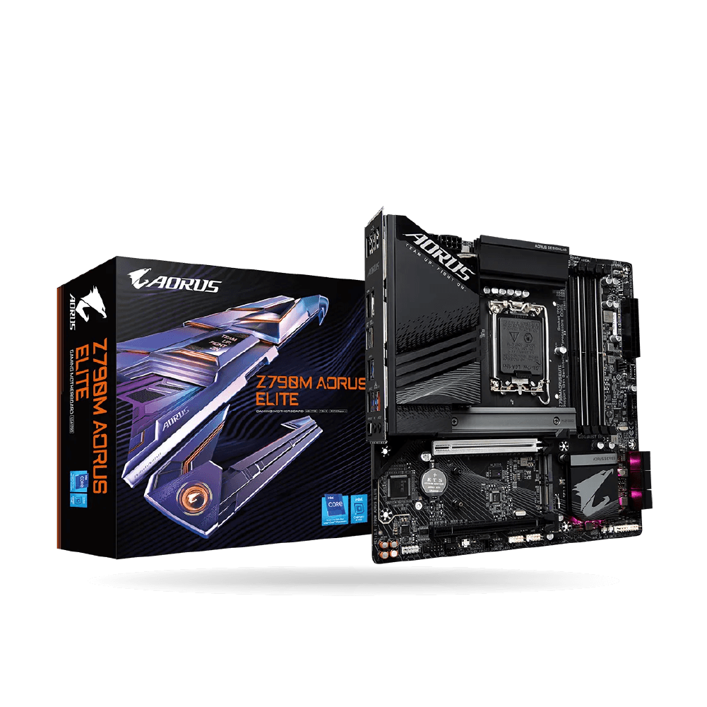 Placa Gigabyte Z790M Aorus Elite, mATX, intel LGA 1700, 4x DDR5 Hasta 256GB, 1x HDMI, 1x DP | Z790M-AORUS-ELITE