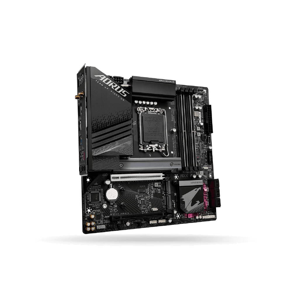 Placa Gigabyte Z790M Aorus Elite AX, mATX, intel LGA 1700, WiFi, Bluetooth, 4x DDR5 Hasta 256GB, 1x HDMI, 1x DP | Z790M-AORUS-ELITE-AX