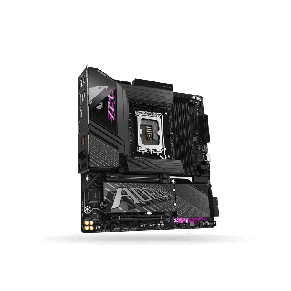 Placa Gigabyte Z890M Aorus Elite WIFI7, mATX, intel LGA 1851, WiFi, Bluetooth, 4x DDR5 Hasta 256GB, 1x HDMI, 1x DP | Z890M-A-ELITE-WIFI7
