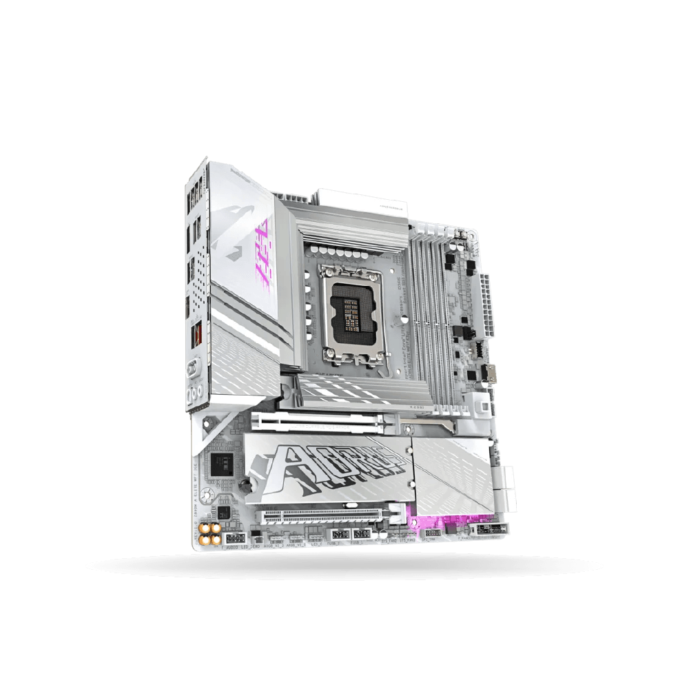 Placa Gigabyte Z890M Aorus Elite WIFI7 ICE, mATX, intel LGA 1851, WiFi, Bluetooth, 4x DDR5 Hasta 256GB, 1x HDMI, 1x DP | Z890M-A-ELITE-WF7-ICE