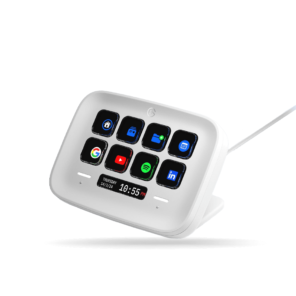 Interfaz De Control ELGATO STREAM DECK NEO, 8 teclas LCD + 2 botones touch, USB-C, White | 10GBJ9901