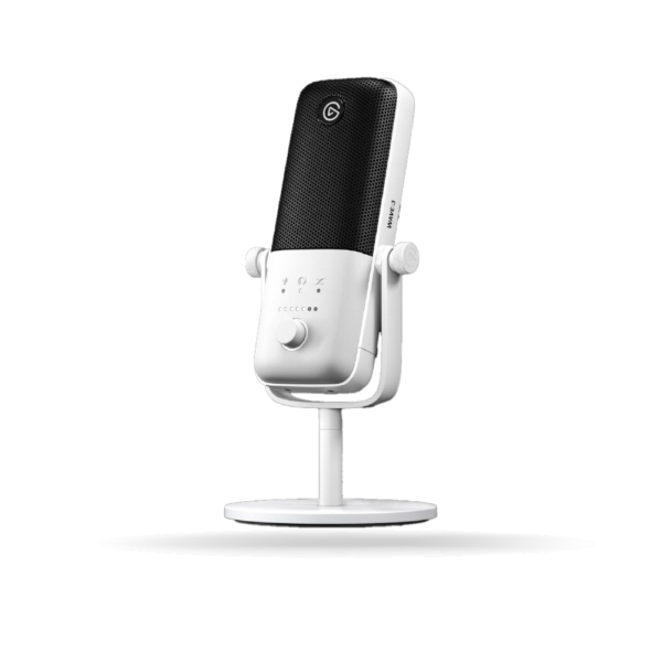 Microfono ELGATO WAVE:3 premium de Estudio USB tipo C, White | 10MAB9911