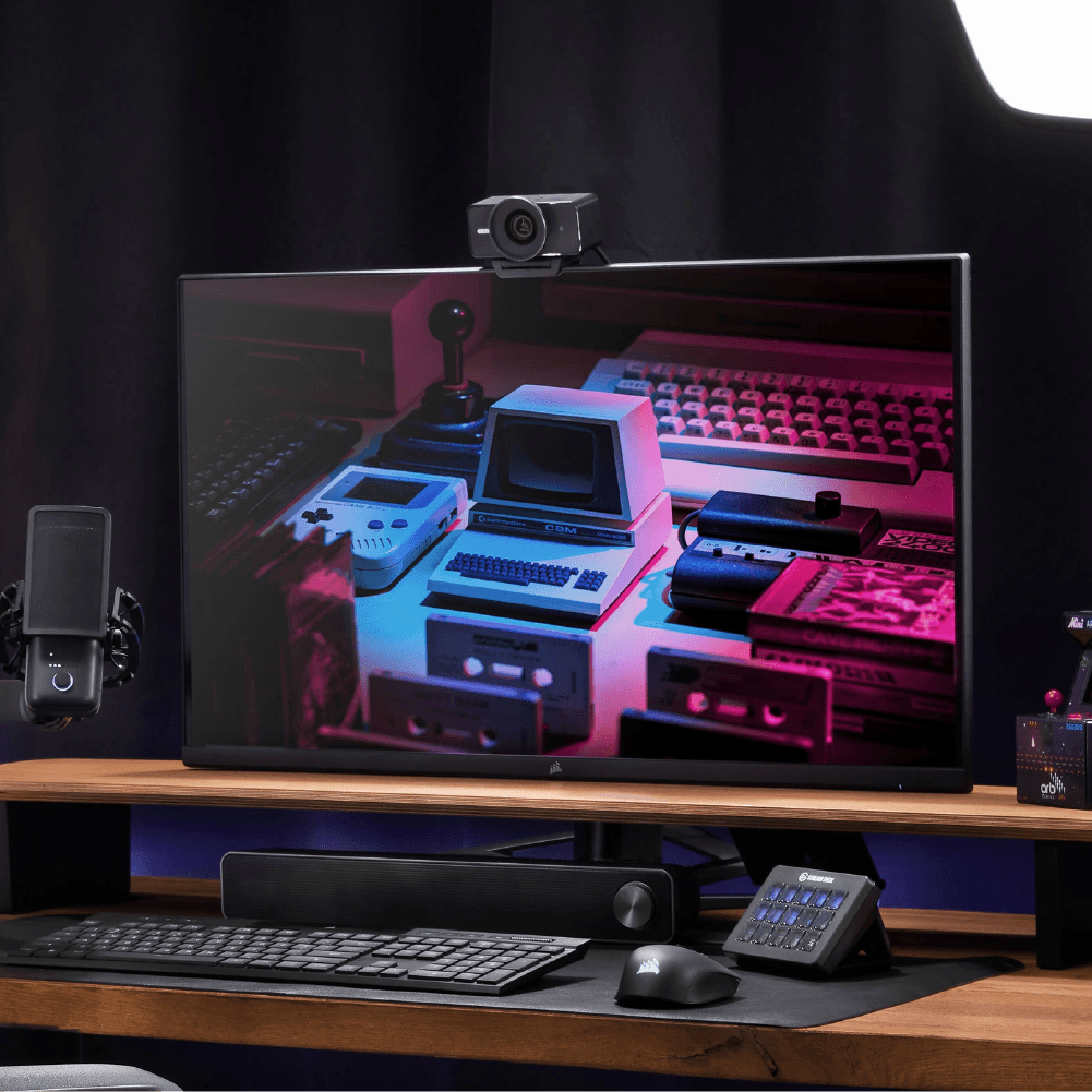 Webcam de Estudio ELGATO FACECAM 4K 60fps, LUTs cinematográficos, USB-C, Black | 10WAF9901