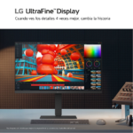 Monitor LG 27U730A-B 27", IPS UHD 4K, UltraFine PIVOTE, 125% de sRGB, 2x HDMI, 1x USB-C, 1x DP, 2x USB | 27U730A-B