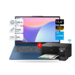 Combo Laptop Lenovo Intel Core i5 12450H 16GB RAM 512GB SSD 15.6 FHD + Impresora L3250 con WiFi
