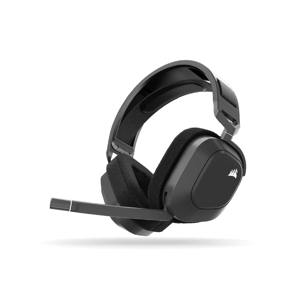 Auricular Gamer Corsair HS80 MAX BK, inalambrico, microfono externo, Negro | CA-9011295-WW