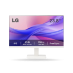 Monitor LG 24MR400-W 23.8″, Blanco, FHD IPS, 100Hz, 5ms, Anti reflejante, 1x HDMI, 1x VGA | 24MR400-W