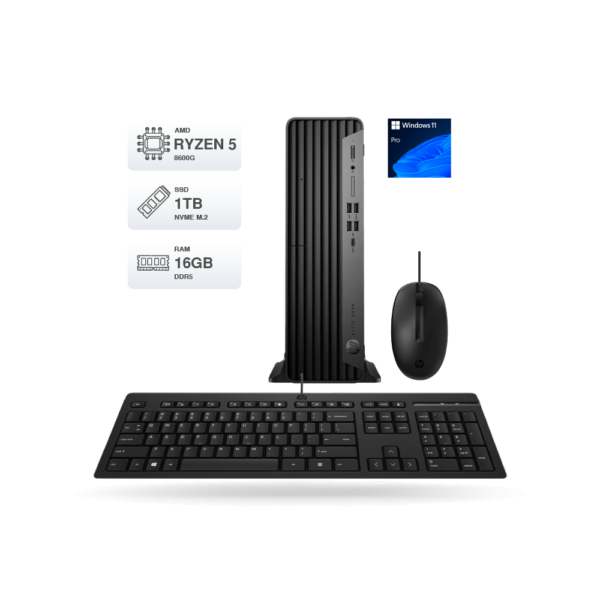 CPU HP Elite SFF 805 G9, Ryzen 5 8600G, 16GB DDR5, 1TB M.2, Windows 11 Pro | AF9W4LT