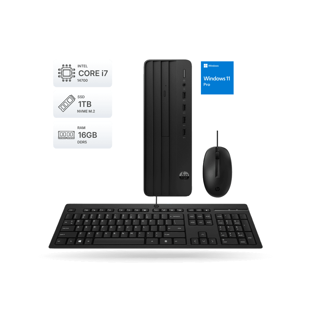 CPU HP Pro SFF 280 G9, Core i7-14700, 16GB DDR5, 1TB m.2, Windows 11 Pro | C7UZ0AT