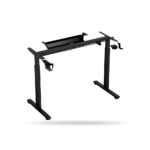 Escritorio Gamer 1ST Player MOTO-A 1160, 110cm x 60cm, Altura ajustable 75-120cm Negro | MOTO-A1160