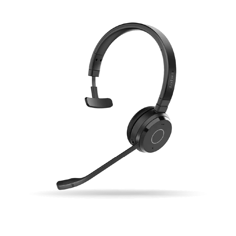Audifonos Jabra Evolve 65 TE Monoaural, inalámbrico, micrófono, cancelación de ruido, Negro | 6693833309