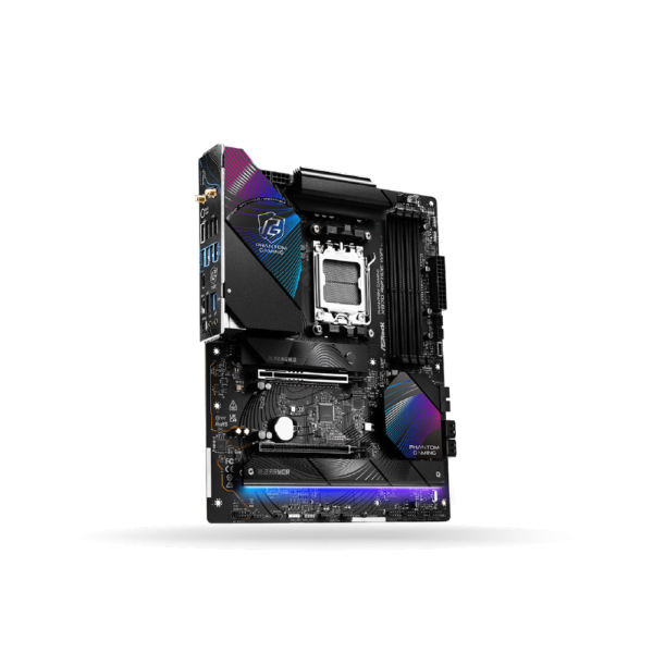 Placa ASRock Phantom Gaming X870 RIPTIDE WIFI, ATX, 4xDDR5, Wi-Fi 7 + Bluetooth 5.4, 1xHDMI | 90-MXBPP0-A0UAYAZ