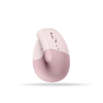 Mouse vertical Logitech LIFT, Rosa, ergonómico, 6 botones, inalámbrico (USB), Bluetooth | 910-006472