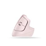Mouse vertical Logitech LIFT, Rosa, ergonómico, 6 botones, inalámbrico (USB), Bluetooth | 910-006472