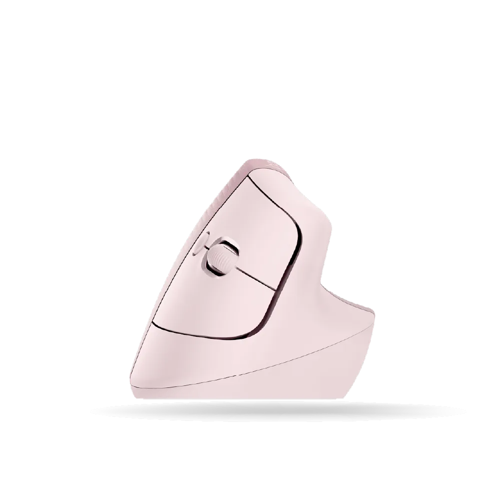 Mouse vertical Logitech LIFT, Rosa, ergonómico, 6 botones, inalámbrico (USB), Bluetooth | 910-006472