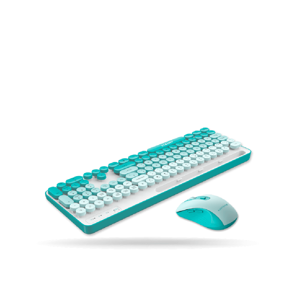 Kit Inalambrio ANTRYX WS-970 Green, Teclado + Mouse | ASC-WS970GN