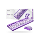 Kit Inalambrio ANTRYX WS-970 Purple, Teclado + Mouse | ASC-WS970PE