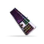 Teclado Mecánico Aula F2066-II Retroiluminado Black/Grey, Switch BLUE, cable, 100%
