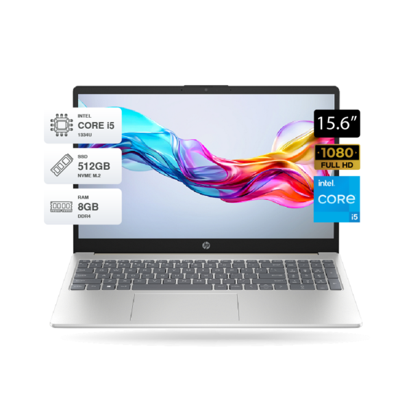 Laptop HP 15-fd0255la 15.6" FHD, Core i5-1334U, 8GB RAM, 512GB SSD, Dorado cálido, FreeDOS | B9TX3LA