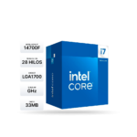 Procesador Intel Core i7-14700F 2.10/5.40GHz, 33MB Caché, LGA1700, 65W/219W 1 Procesador Intel Core i7-14700F 2.10/5.40GHz, 33MB Caché, LGA1700, 65W/219W