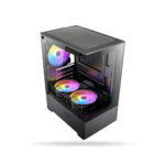 Case Gamer Antec VCX100M Negro 450W, ATX, 5x FAN RGB - CAVCX10P45W