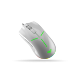 Mouse Aula Gaming F820, 8 botones, 6400 DPI, Blanco | F820
