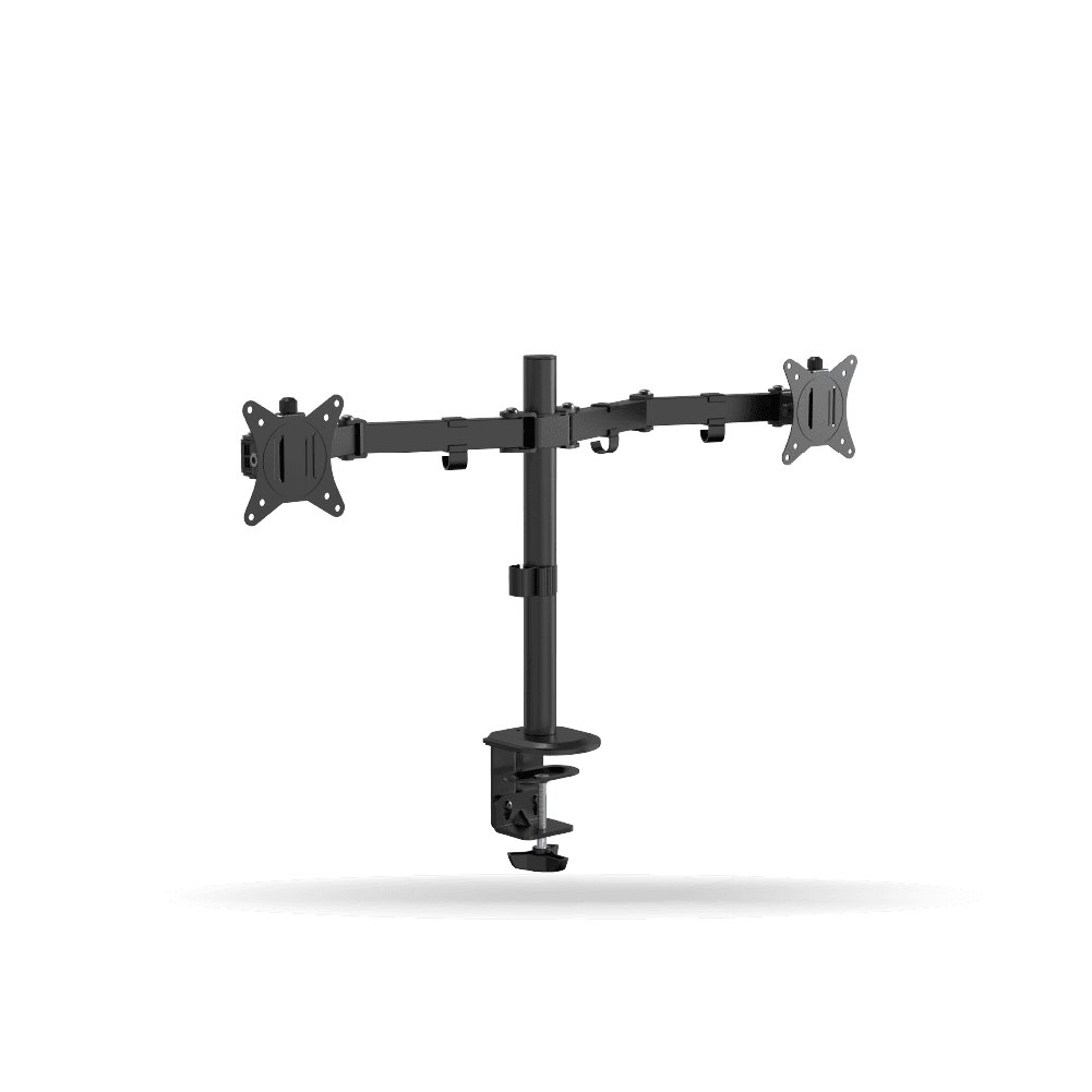 Rack para Monitor Doble brazo de 17 a 32 pulgadas, Negro Mate | KE32-2B