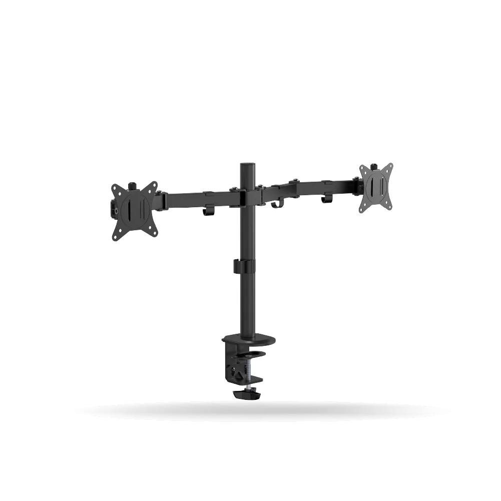 Rack para Monitor Doble brazo de 17 a 32 pulgadas, Negro Mate | KE32-2B