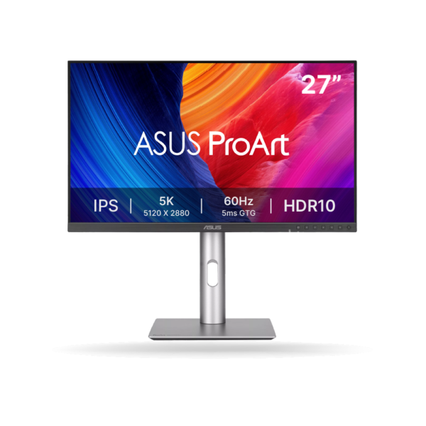 Monitor ASUS ProArt Display PA27JCV, 27" IPS 5K (5120 x 2880), sRGB - Adobe RGB, DP - HDMI - USB-C(DP)