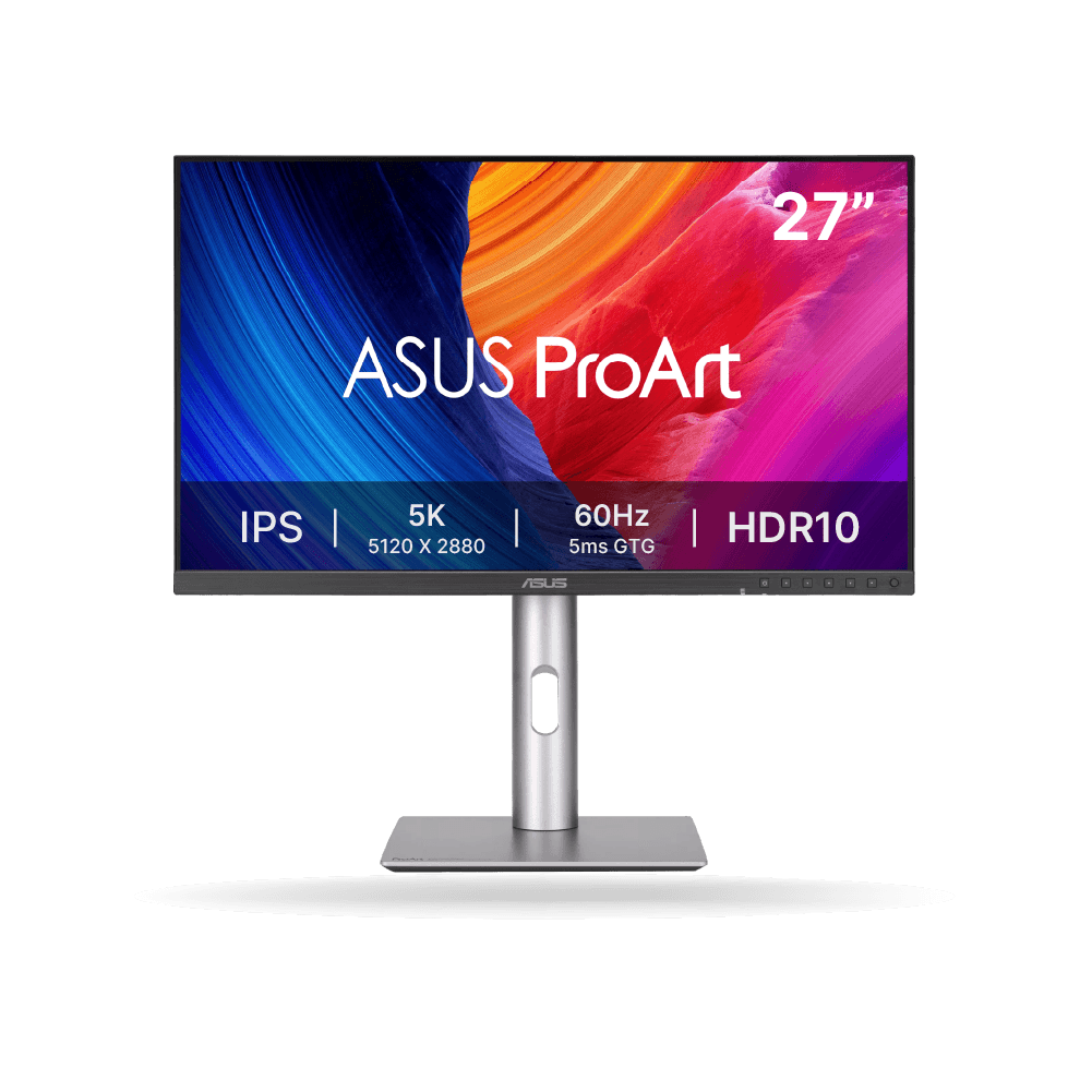 Monitor ASUS ProArt Display PA27JCV, 27" IPS 5K (5120 x 2880), sRGB - Adobe RGB, DP - HDMI - USB-C(DP)