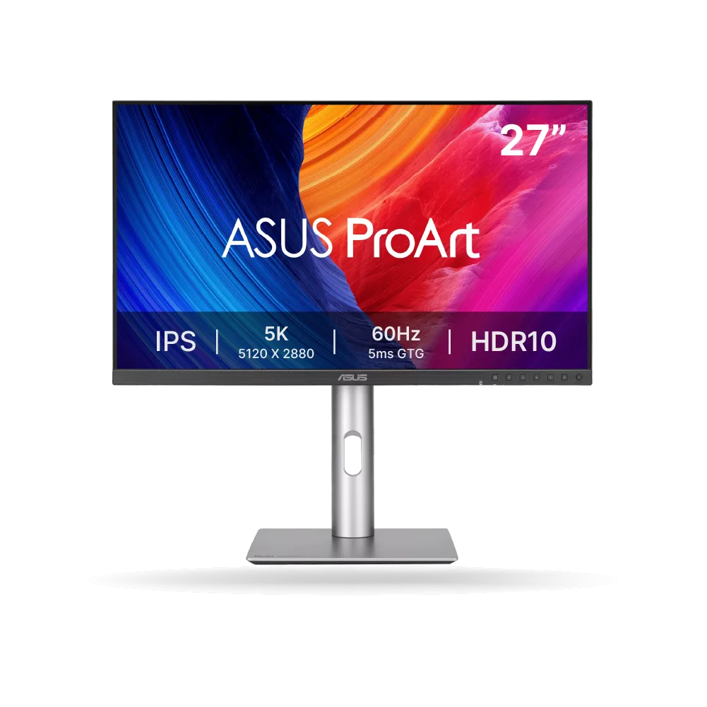 Monitor ASUS ProArt Display PA27JCV, 27" IPS 5K (5120 x 2880), sRGB - Adobe RGB, DP - HDMI - USB-C(DP)