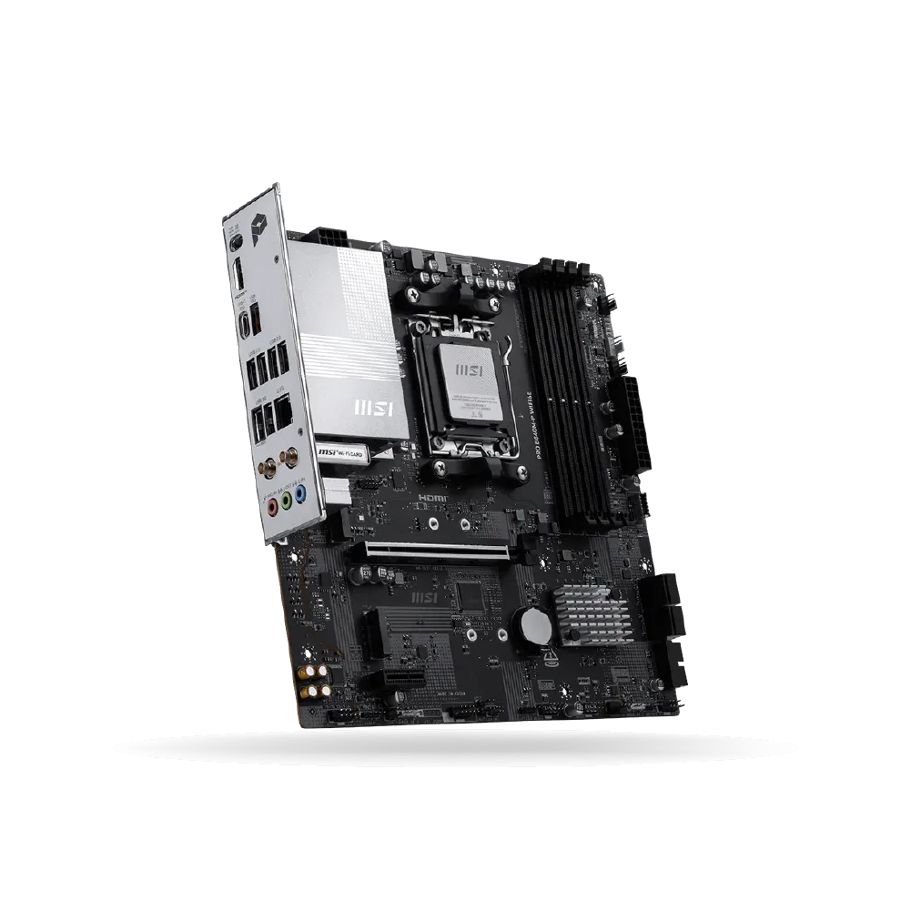 Placa MSI PRO B840M-P WiFi 6E, AMD AM5, 4xDDR5 Hasta 256GB, 1xHDMI | PRO B840M-P WIFI6E