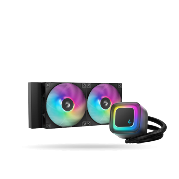 Sistema de Enfriamiento Liquido DeepCool LE240 V2, Negro, 2 Cooler ARGB, TDP 280W | R-LE240-BKAMMC-G-2