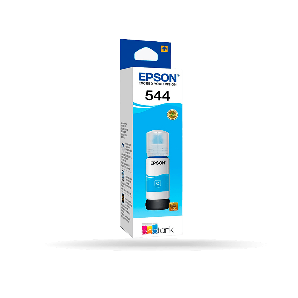 TINTA EPSON T544220 65ml CYAN P/ L1110 / L3110 / L3210 / L3150 / L3250 / L5190
