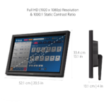 Monitor Touch ViewSonic TD 2223 22" FHD 75Hz, Panel TN, HDMI, VGA, DVI | TD-2223-2