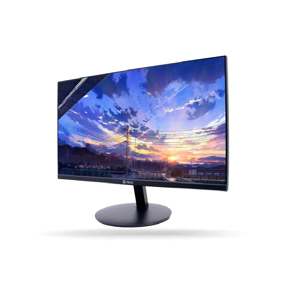 Monitor Teros 21.5" FHD IPS, 100Hz 5ms, Negro, 1xVGA, 1xHDMI