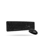 Kit Teclado y Mouse Teros TE4062N, USB, acabado elegante, Negro, Español, Óptico.