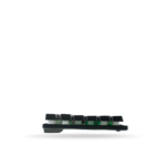 Teclado gamer Teros TE-4072G, RGB, cableado USB, negro