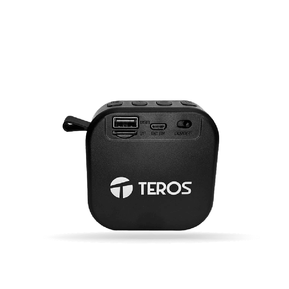 Parlante Teros inalambrico TE 6032N Bluetooth, 5W, 400 mAh, Negro | TE 6032N