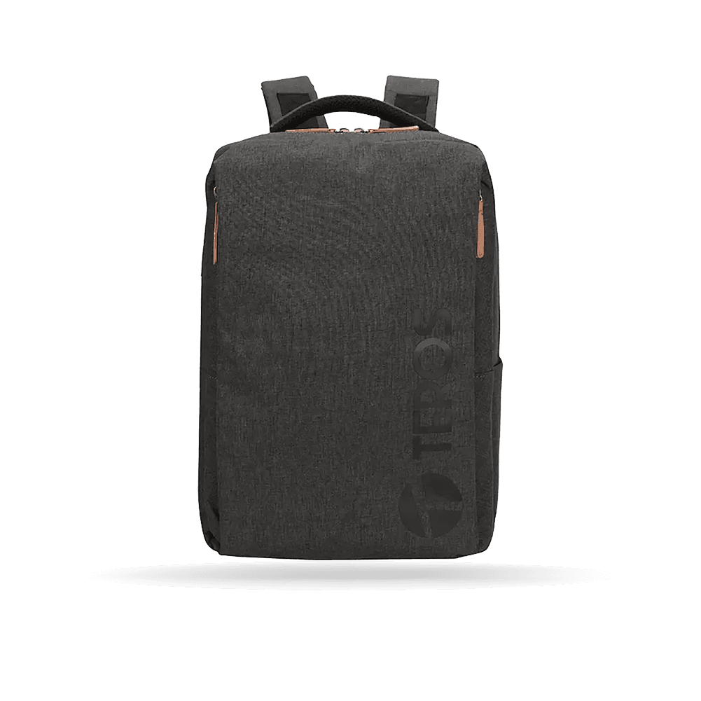Mochila Teros TE-9045GR, Poliéster, para notebook hasta 15,6", Gris.