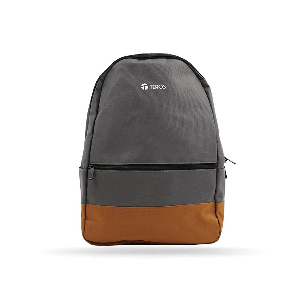 Mochila Teros TE-ACS9020GR para laptop de 15.6", Gris - Marrón | TE-ACS9020