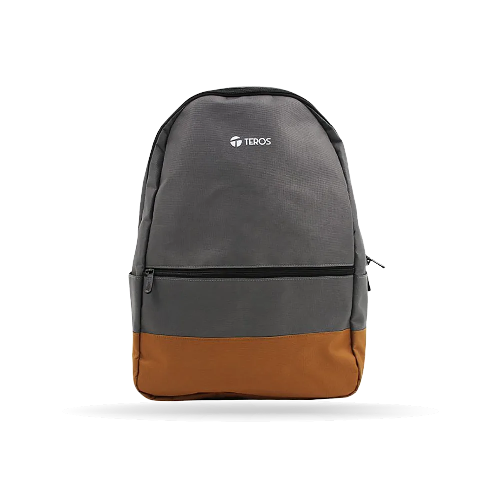 Mochila Teros TE-ACS9020GR para laptop de 15.6", Gris - Marrón | TE-ACS9020