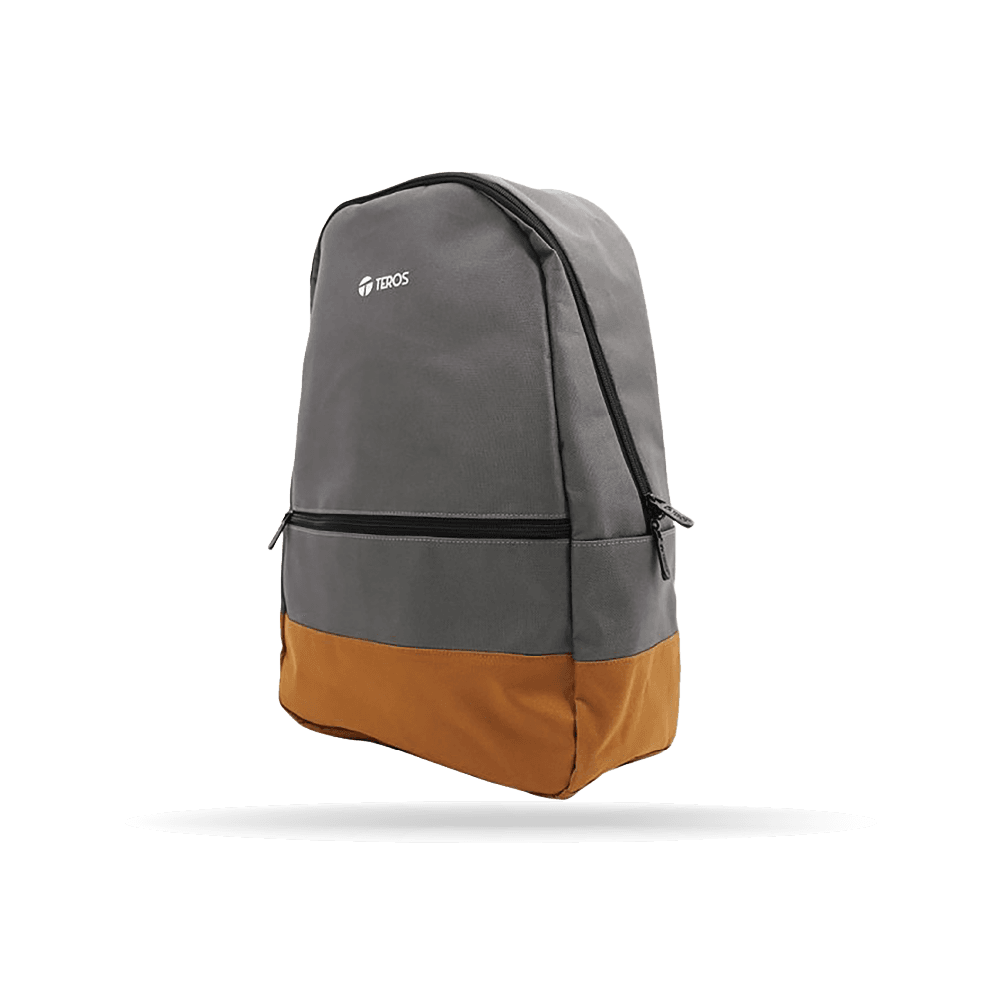 Mochila Teros TE-ACS9020GR para laptop de 15.6", Gris - Marrón | TE-ACS9020