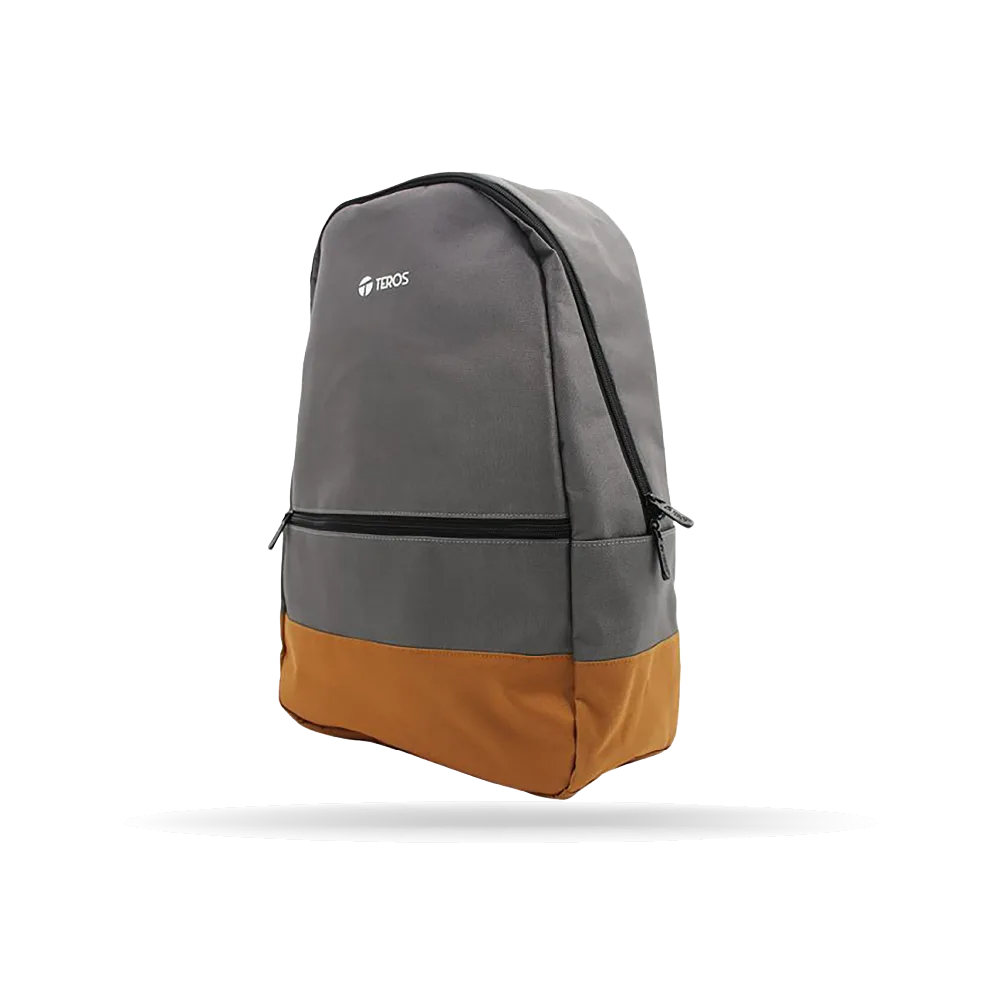 Mochila Teros TE-ACS9020GR para laptop de 15.6", Gris - Marrón | TE-ACS9020