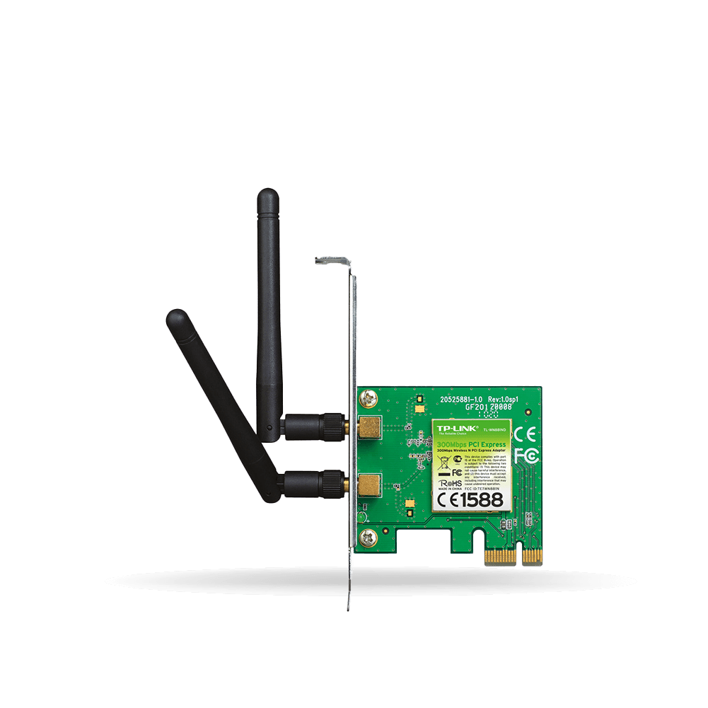 Adaptador de red TP-Link TL-WN881ND, PCIe 2.0, 802.11b/g/n